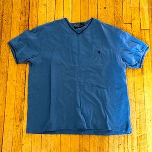 Men’s V neck Polo Ralph Lauren knit tshirt 🔥🔥